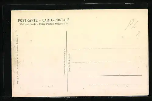 AK Eisenberg, Pfarr-Mühle mit Strasse