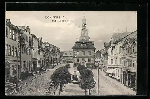 AK Königsee, Ladengeschäfte am Rathaus