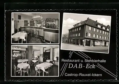 AK Castrop-Rauxel-Ickern, Restaurant DAB-Eck S. Schortemneyer, Ickerner Str. 4