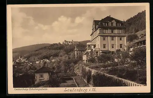AK Leutenberg, Ortspartie mit Erholungsheim