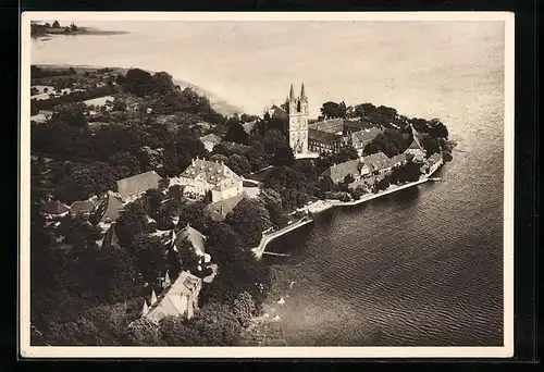 AK Dobbertin i. M., Flugzeugaufnahme des Klosters