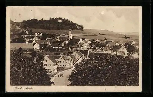 AK Dinkelscherben, Ortsansicht aus der Vogelschau