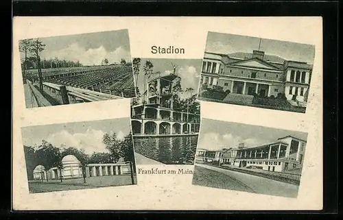 AK Frankfurt-Niederrad, Stadion verschiedene Perspektiven