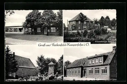 AK Reekenfeld-Kamperfehn i. O., Kaufhaus v. Josef Ording, Vossenbarger Hof