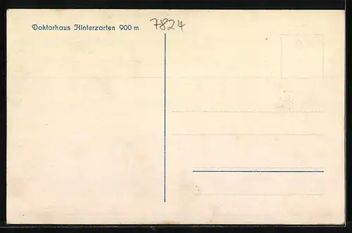 AK Hinterzarten, Blick auf das Doktorhaus