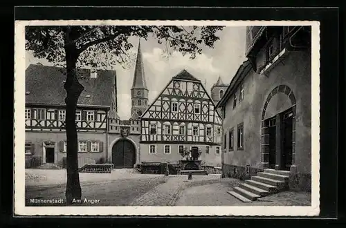 AK Münnerstadt, Partie am Anger