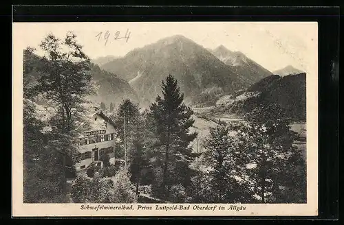 AK Bad Oberdorf im Allgäu, Prinz Luitpold-Bad