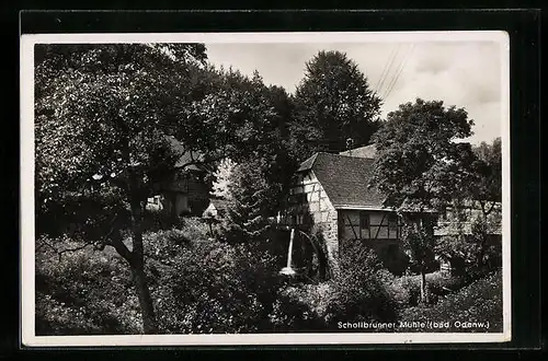 AK Schollbrunn, Blick zur Wassermühle