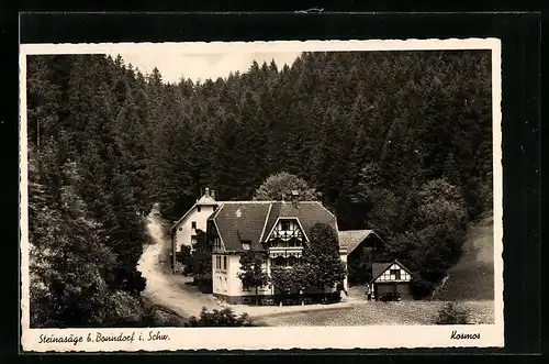 AK Bonndorf, Gasthaus Pension Steinasäge v. M. Duttlinger