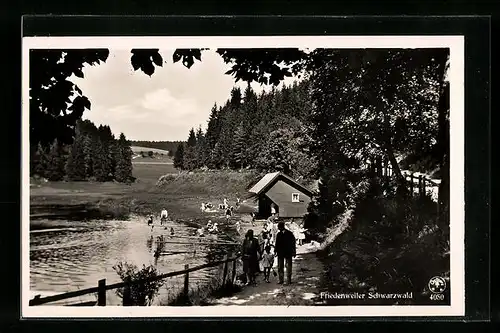 AK Friedenweiler / Schwarzwald, Partie am See