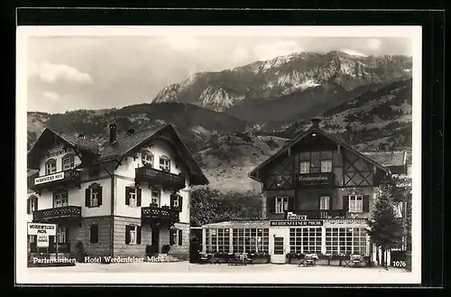 AK Partenkirchen, Hotel Werdenfelser Michl