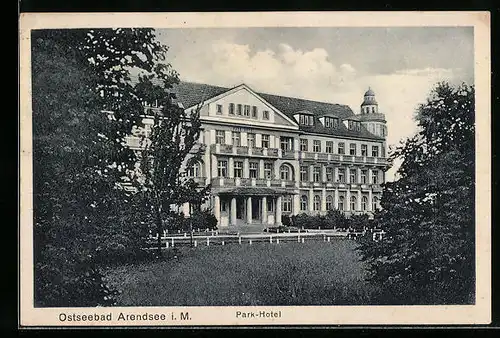 AK Arendsee i. M., Ostseebad, Park-Hotel