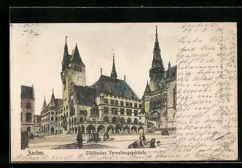AK Aachen, Städtisches Verwaltungsgebäude