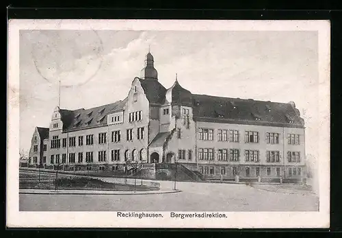 AK Recklinghausen, Partie an der Bergwerksdirektion
