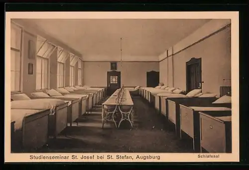 AK Augsburg, Studienseminar St. Josef bei St. Stefan, Schlafsaal