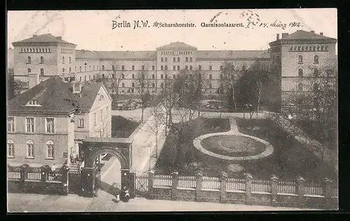 AK Berlin, Garnisonlazarett i. d. Scharnhorststrasse
