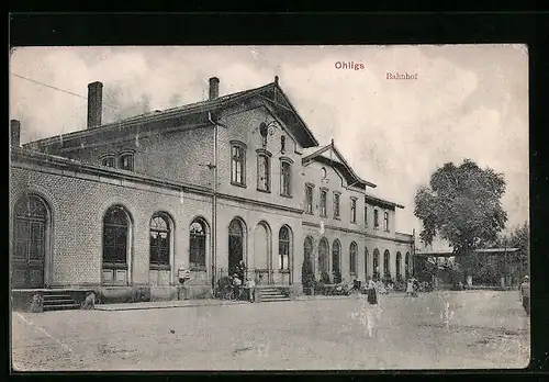 AK Ohligs, Partie am Bahnhof