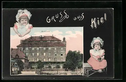 AK Kiel, Schloss mit Kleinkindern