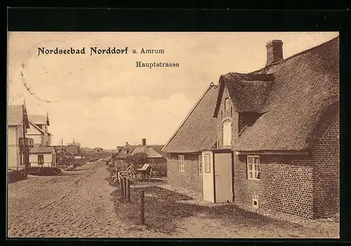 AK Norddorf a. Amrum, Hauptstrasse