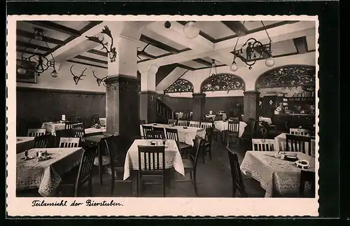 AK Schweinfurt a. M., Münchner-Hofbräu-Gaststätten, Inh.: Rudolf Schamberger