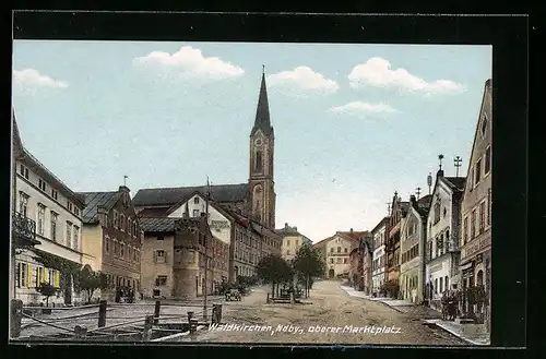 AK Waldkirchen /Ndby., Partie am oberen Marktplatz