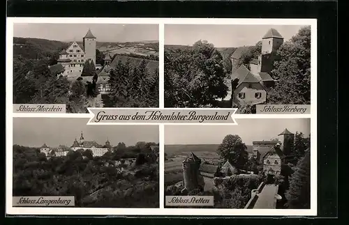 AK Langenburg, Schloss Morstein, Schloss Tierberg und Stetten, Hohenloher Burgenland