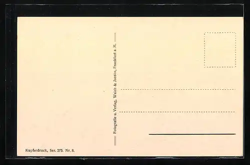 AK Frankfurt a. M., Die alte Mainbrücke mit Müllemain und Insel