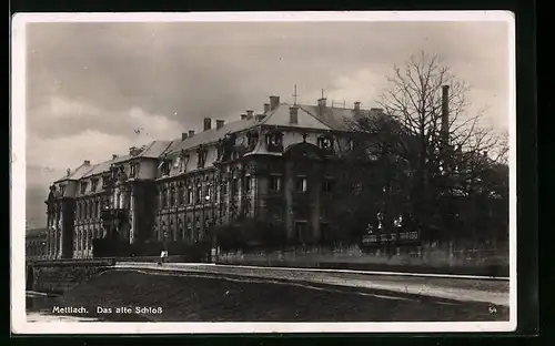 AK Mettlach, Blick auf das alte Schloss