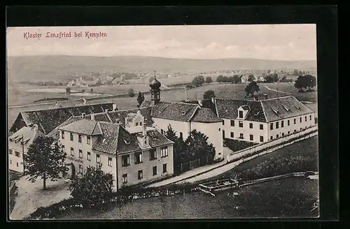 AK Kempten, Blick auf Kloster Lenzfried