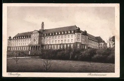 AK Bensberg, Blick auf das Priesterseminar