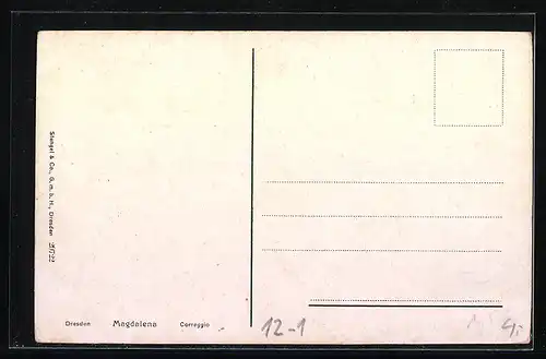 Künstler-AK Stengel & Co. Nr. 29722: Magdalena