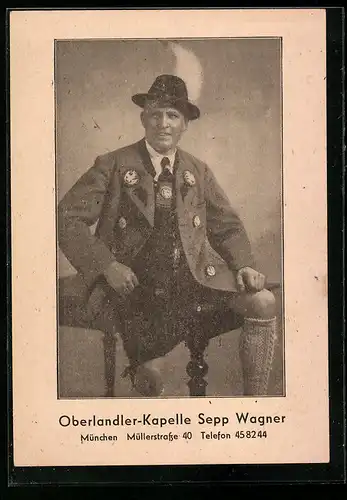 AK Oberlandler-Kapelle Sepp Wagner aus München