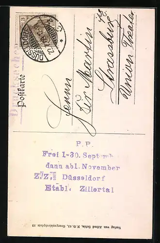 AK Portrait von Richard Alvari, Musiker