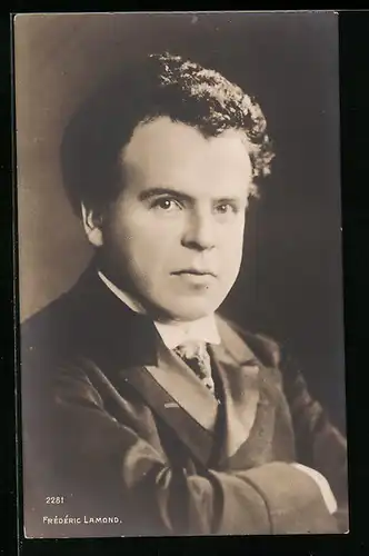 AK Portrait von Frédéric Lamond, Musiker