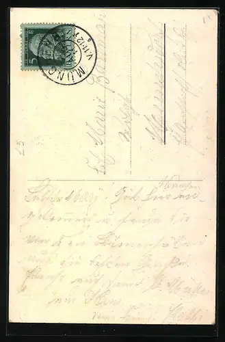 AK Portrait von Suranyi Irma, Jugendliche Violinvirtuosin