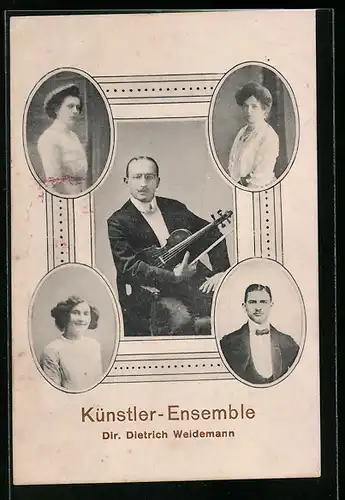 AK Künstler-Ensemble, Dir. Dietrich Weidemann, Musiker