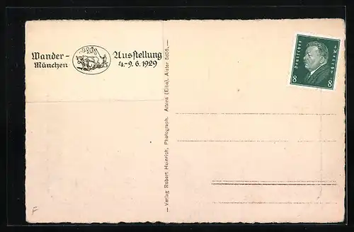 AK München, Wander-Ausstellung 1929, Grosser Vorführungsring