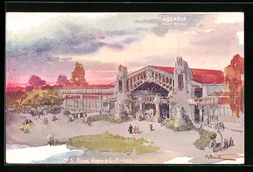 Künstler-AK Milano, Esposizione 1906, Agraria