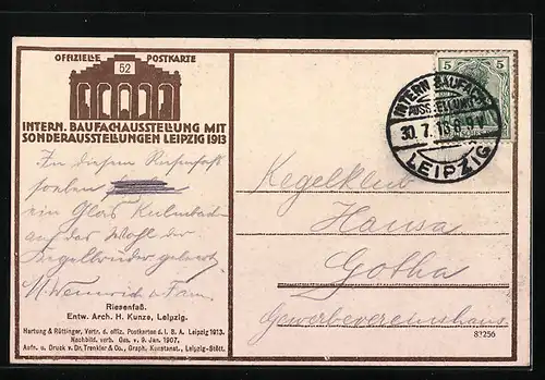 AK Leipzig, Internationale Baufach-Ausstellung 1913, Riesenfass mit Dirndlträgerinnen