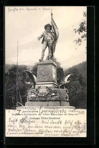 AK Innsbruck, Berg Isel, Andreas-Hofer-Denkmal