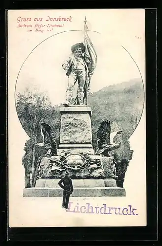 AK Innsbruck, Andreas Hofer-Denkmal am Berg Isel
