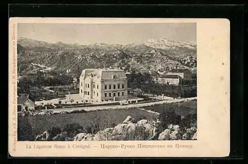AK Cettigné, La Légation Russe