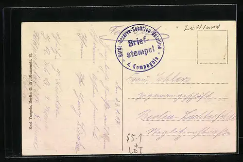 AK Mitau, Bahnhof mit Pferdedroschken