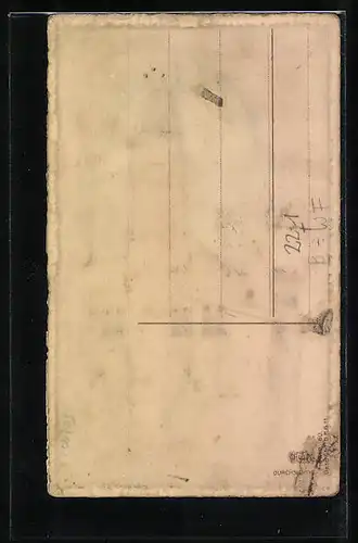 Lithographie Brügge, Grosser Platz während der Besetzung