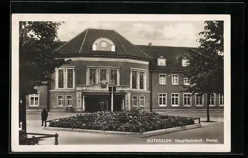 AK Gütersloh, Hauptbahnhof, Portal