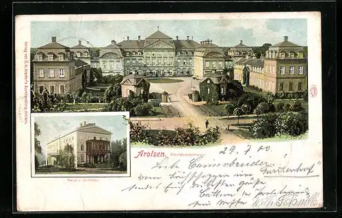 AK Arolsen, Residenzschloss und Neues Schloss