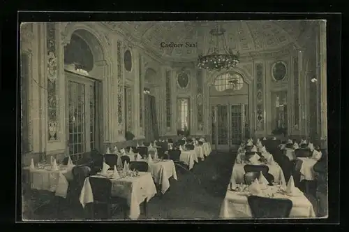 AK Berlin, Gasthaus Weinstuben Kempinski, Cadiner Saal, Innenansicht