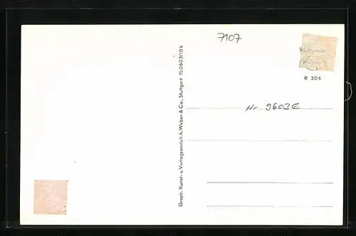 AK Neckarsulm, Ortspartie mit Denkmal und Kirche