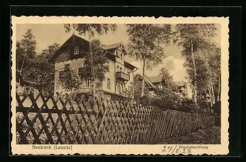 AK Neukirch /Lausitz, Gebäude der Elisabethstiftung