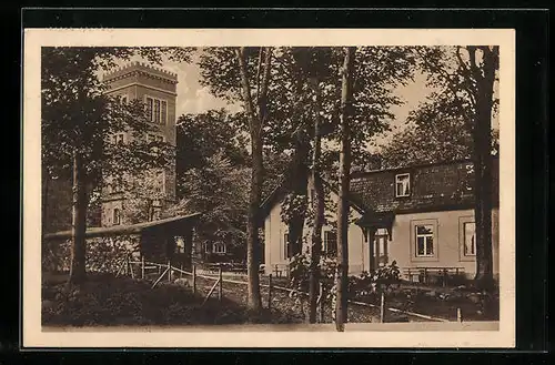 AK Neukirch /Laus., Luftkurort Valtenberg mit Aussichtsturm
